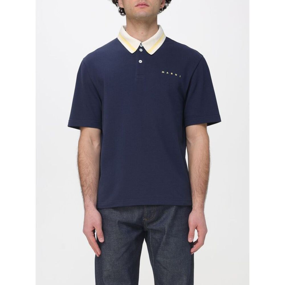 Marni Polo Shirt Men Blue